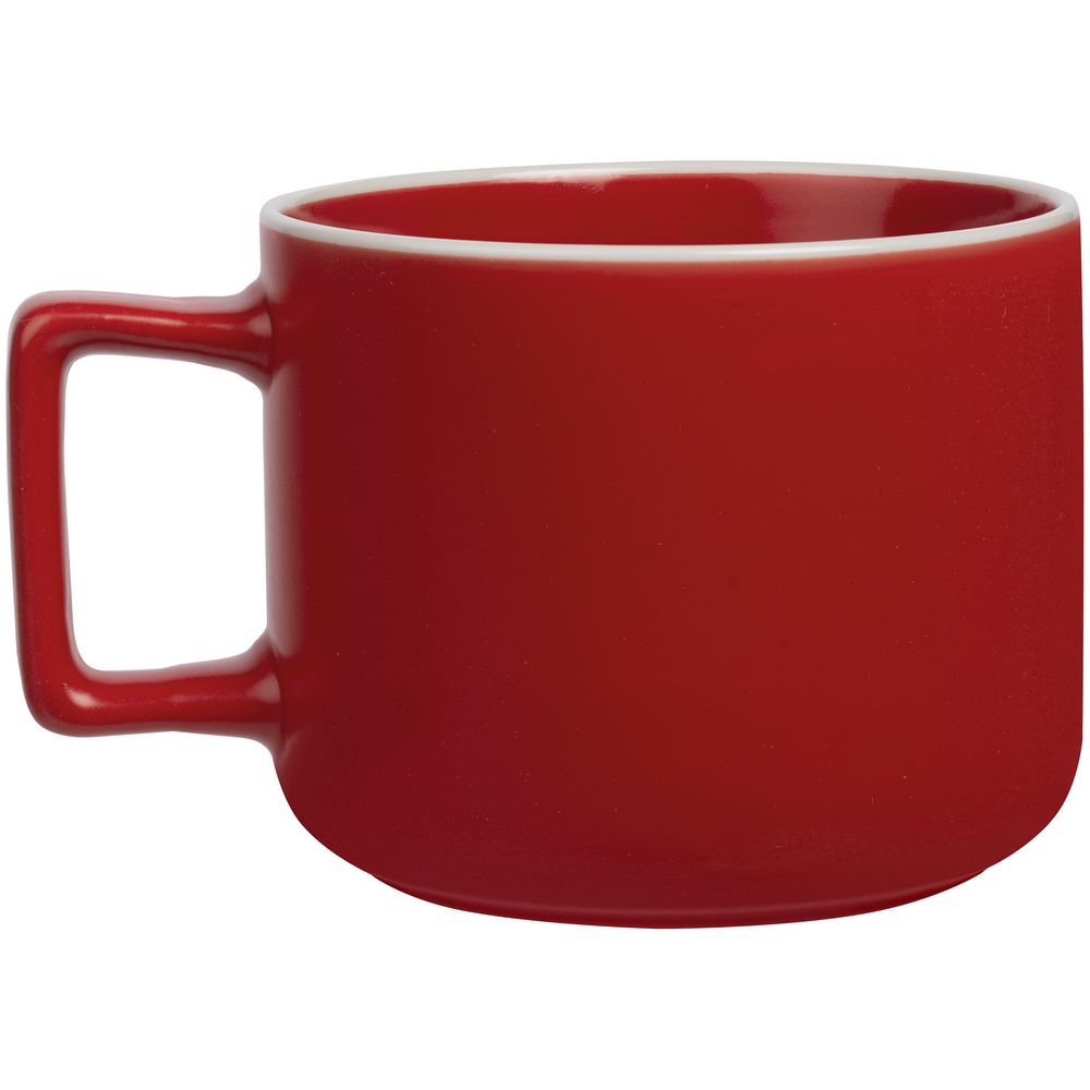 Чашка Fusion, красная, уценка с нанесением логотипа в Москве