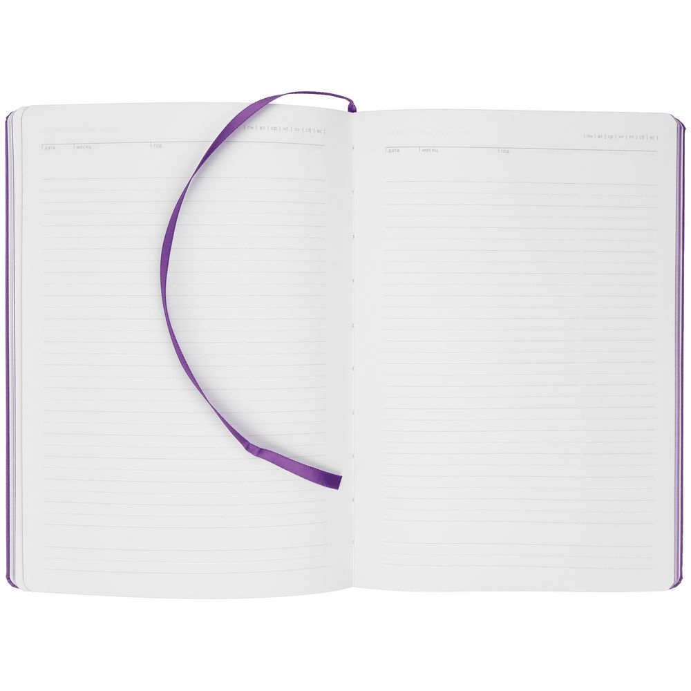 Ежедневник Cortado, недатированный, фиолетовый заказать под нанесение логотипа