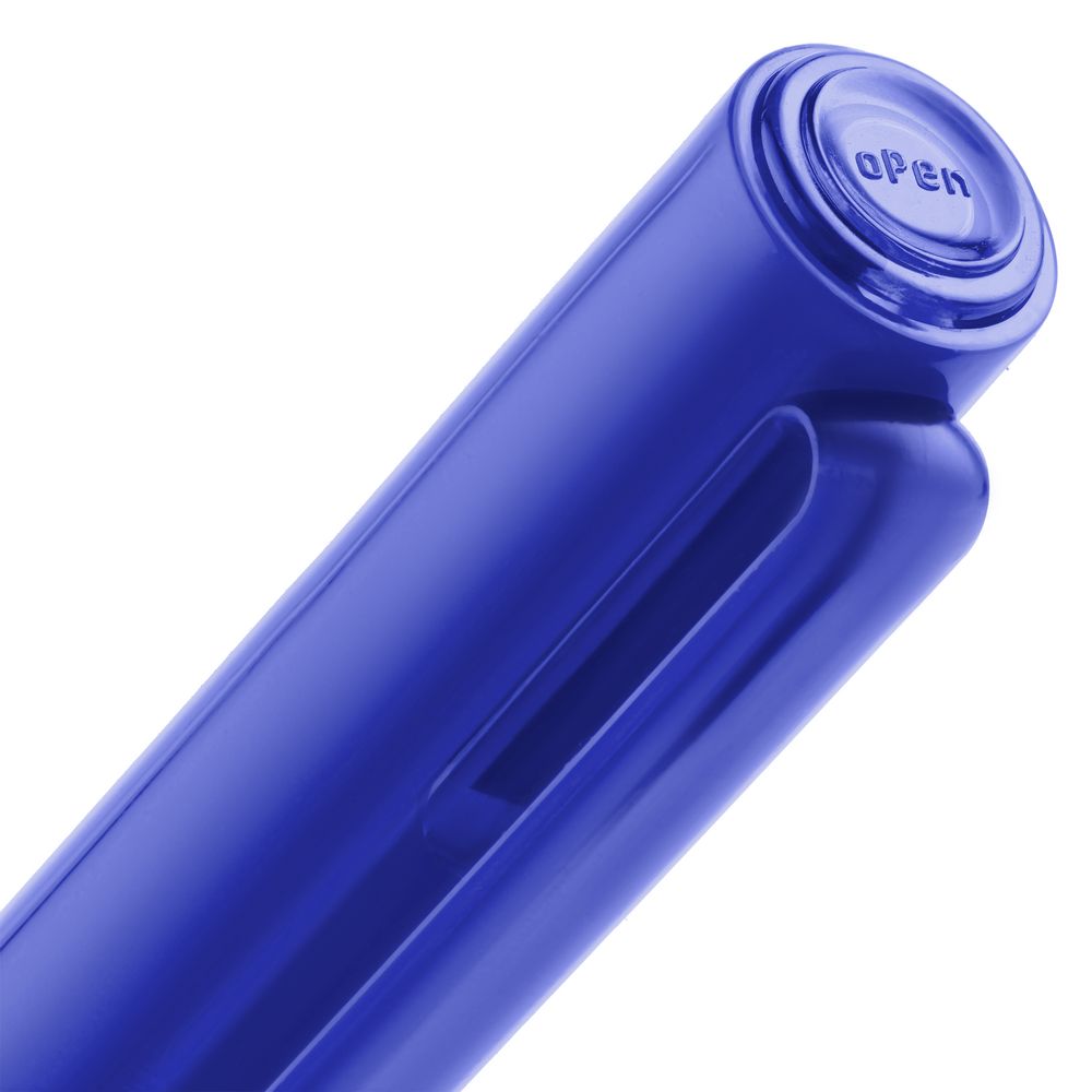 Ручка шариковая Drift, синяя с нанесением логотипа в Москве