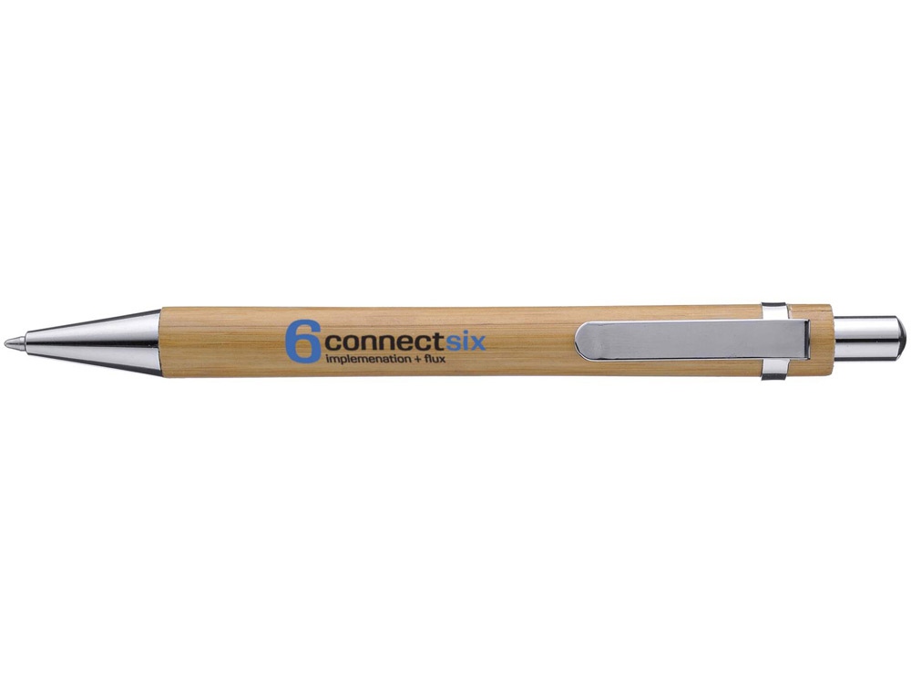 Ручка шариковая «Celuk» из бамбука на заказ с логотипом компании