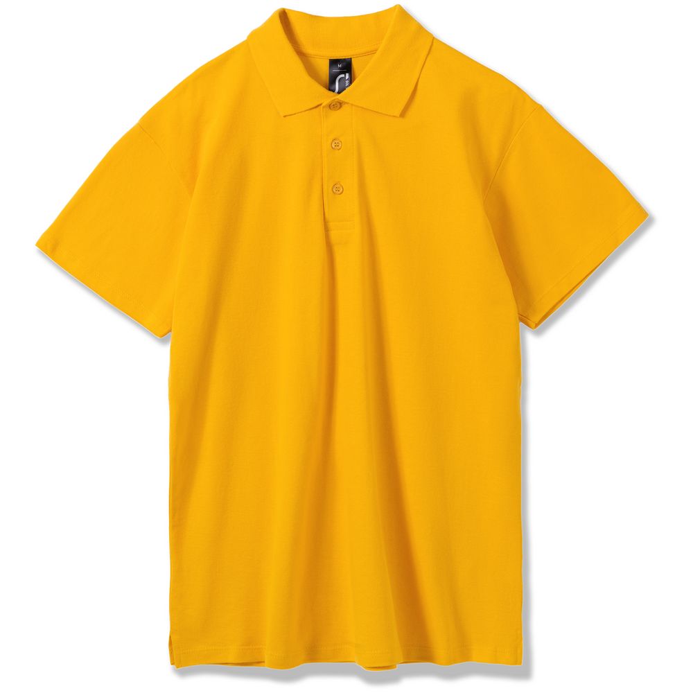 Рубашка поло мужская Summer 170 желтая, размер XS заказать в Москве