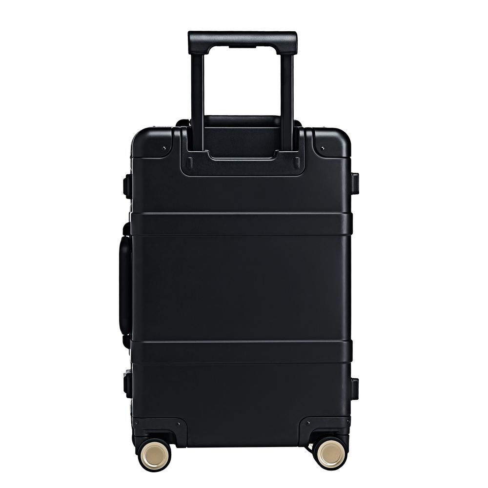 Чемодан Metal Luggage, черный заказать под нанесение логотипа