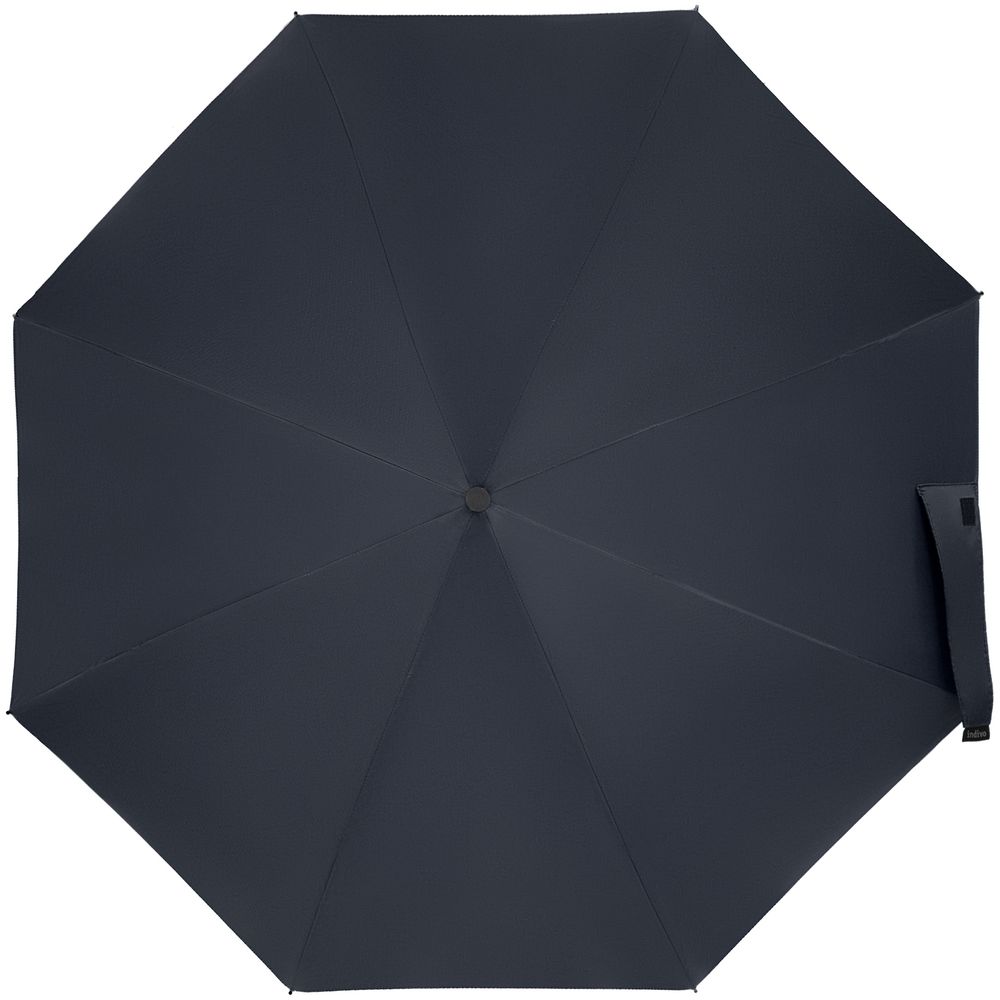 Складной зонт doubleDub, темно-синий заказать под нанесение логотипа