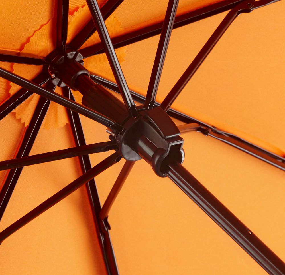 Зонт складной Fillit, оранжевый с нанесением логотипа в Москве