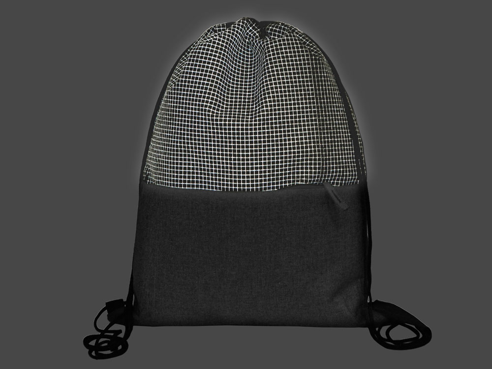 Рюкзак-мешок «Reflex» со светоотражающим эффектом заказать под нанесение логотипа