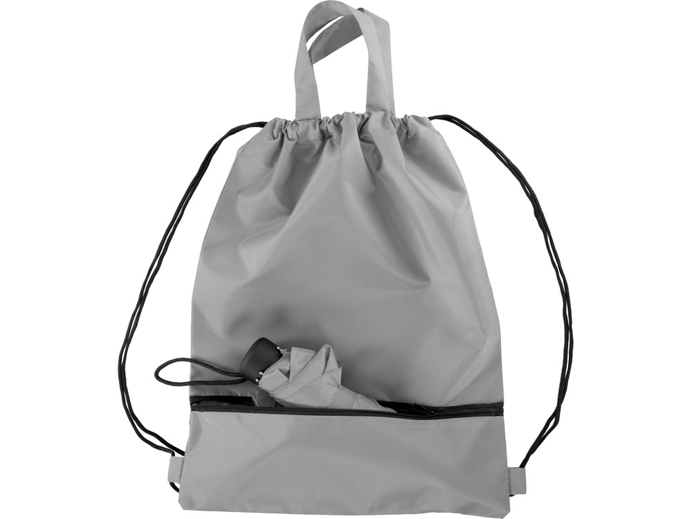 Зонт «Picau» из переработанного пластика в сумочке заказать под нанесение логотипа