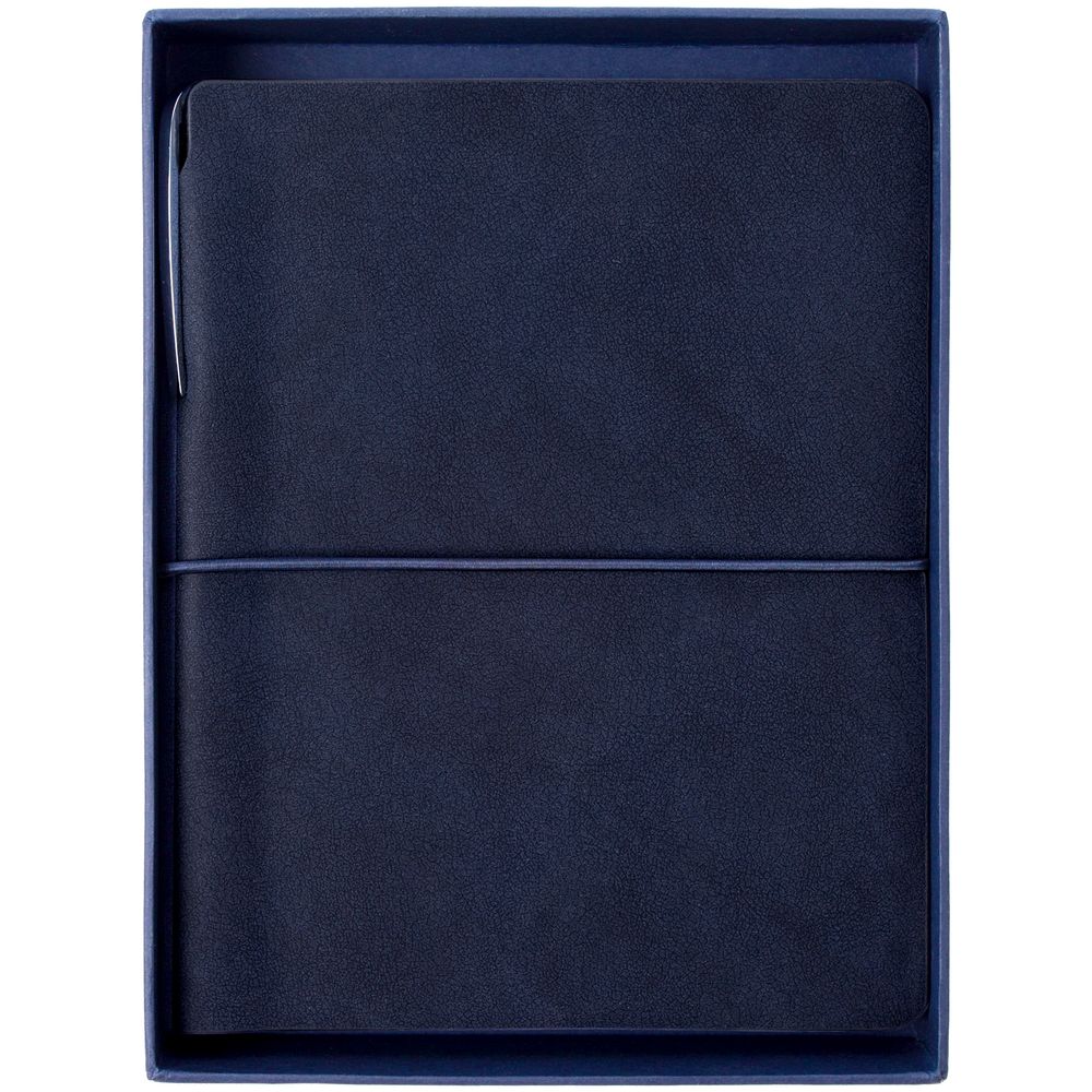 Набор Business Diary Mini, синий оптом под нанесение