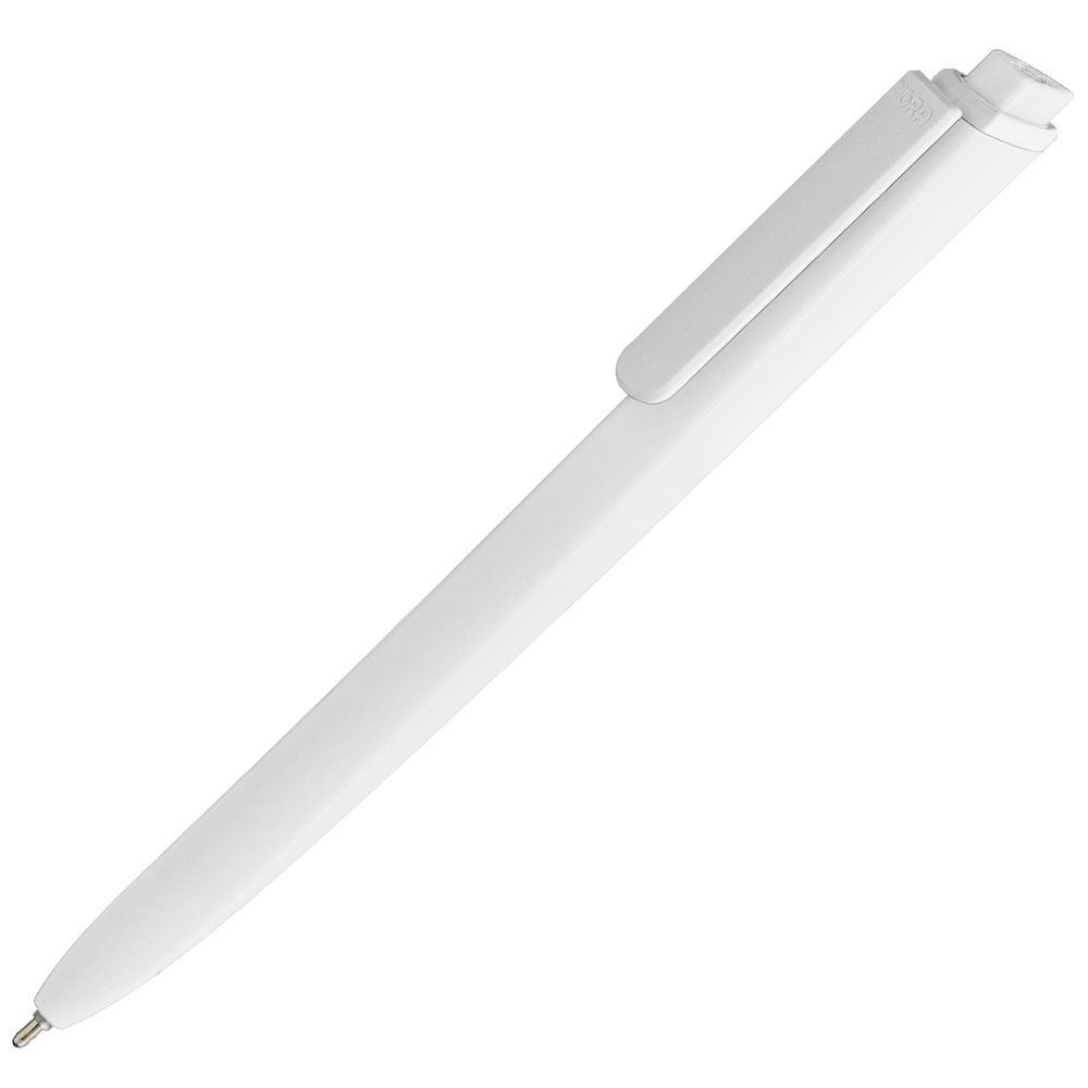 Ручка шариковая Pigra P02 Mat, белая заказать в Москве