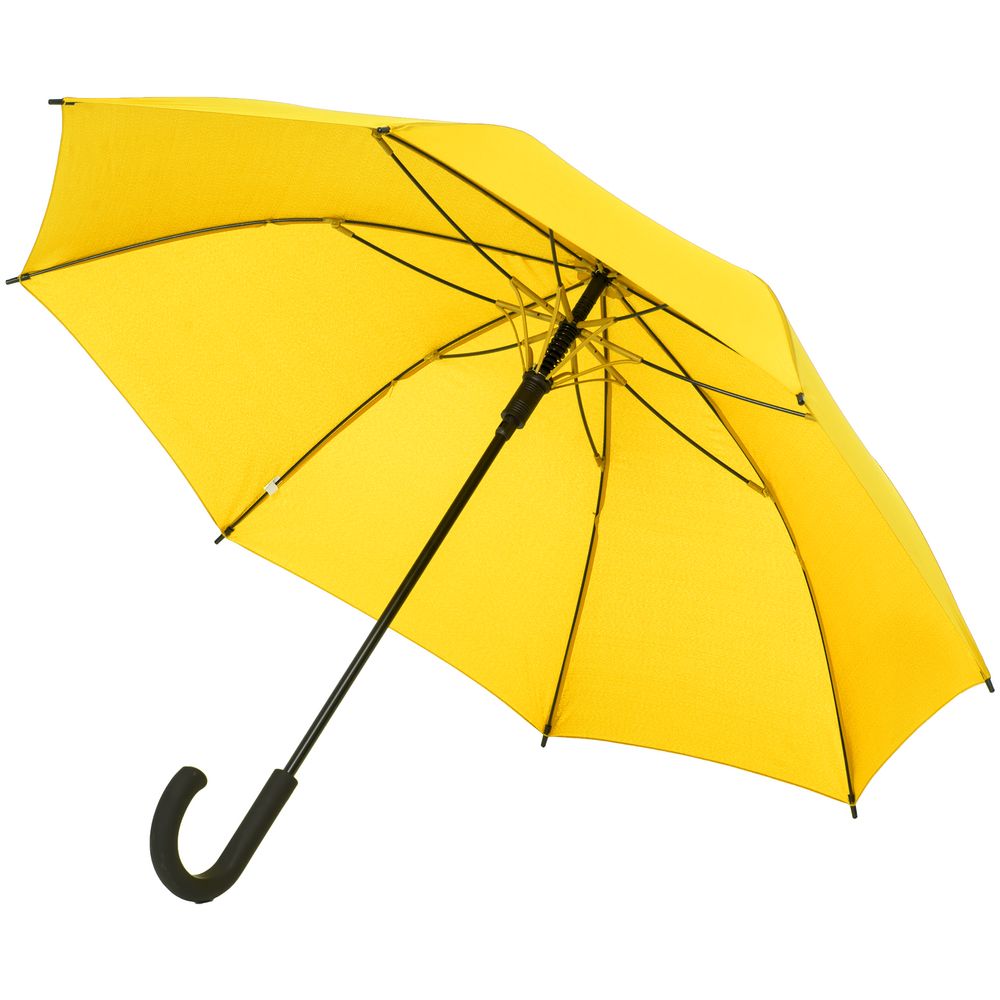 Зонт-трость с цветными спицами Bespoke, желтый заказать в Москве