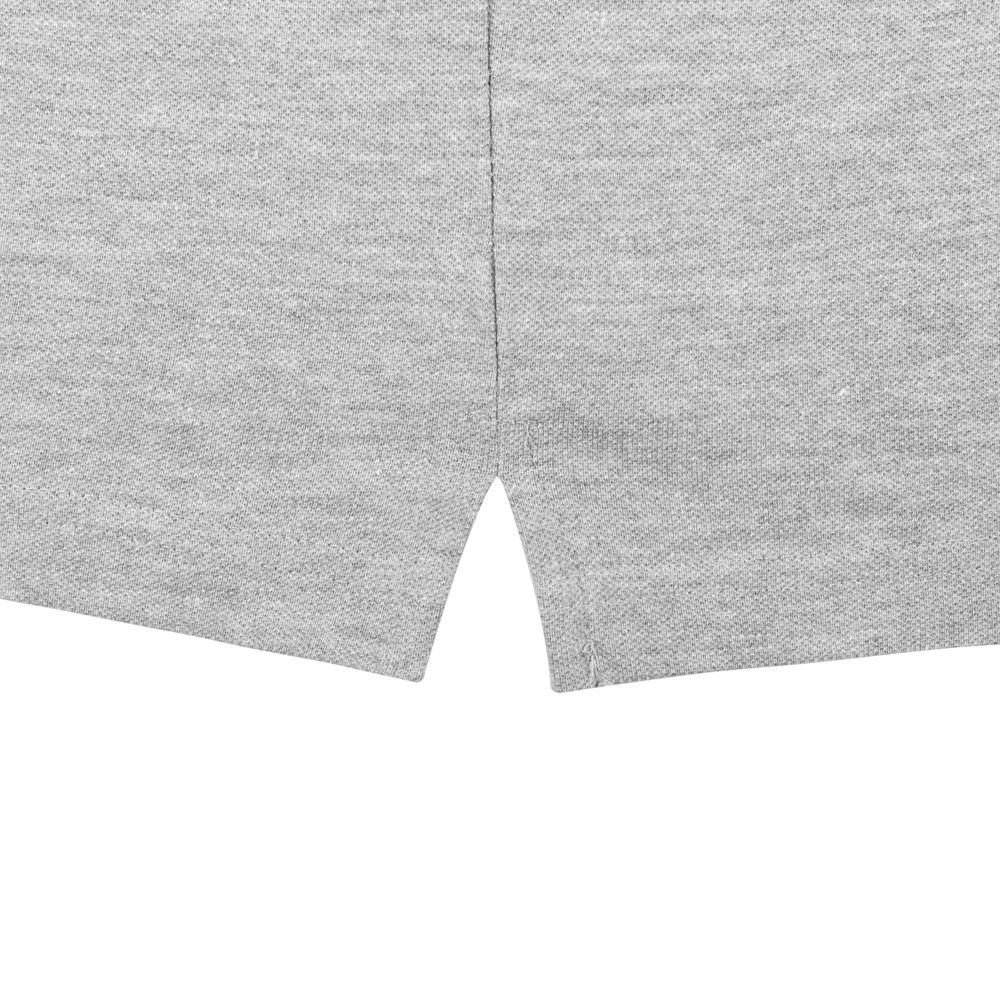 Рубашка поло Heavymill серый меланж, размер S оптом под нанесение