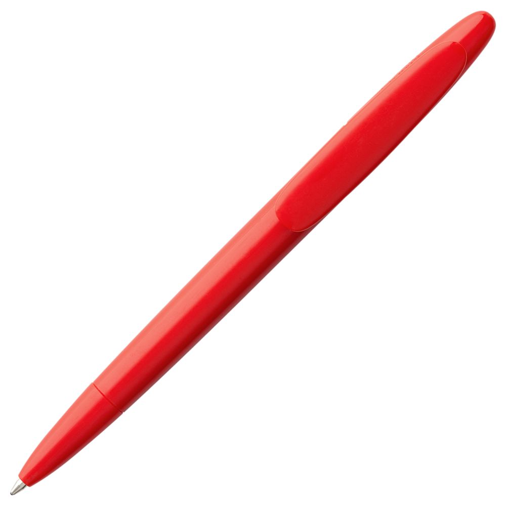 Ручка шариковая Prodir DS5 TPP, красная на заказ с логотипом компании