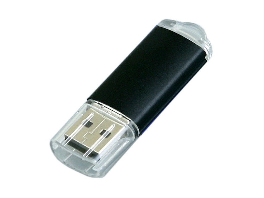 USB 3.0- флешка на 128 Гб с прозрачным колпачком заказать под нанесение логотипа