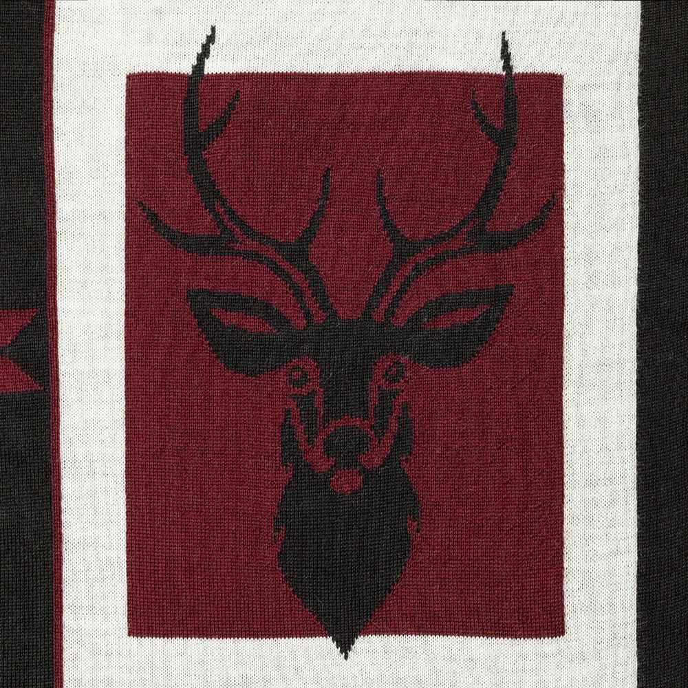 Плед North Colour, бордовый заказать под нанесение логотипа