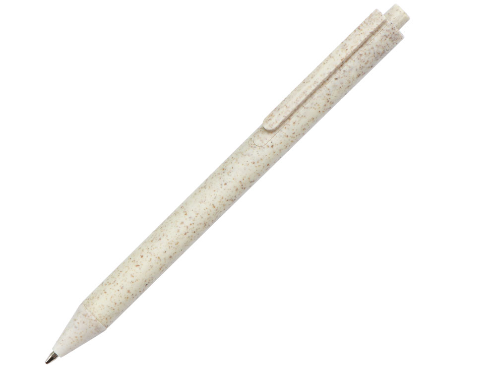 Блокнот «Toledo S» с шариковой ручкой из пшеницы и пластика оптом под нанесение
