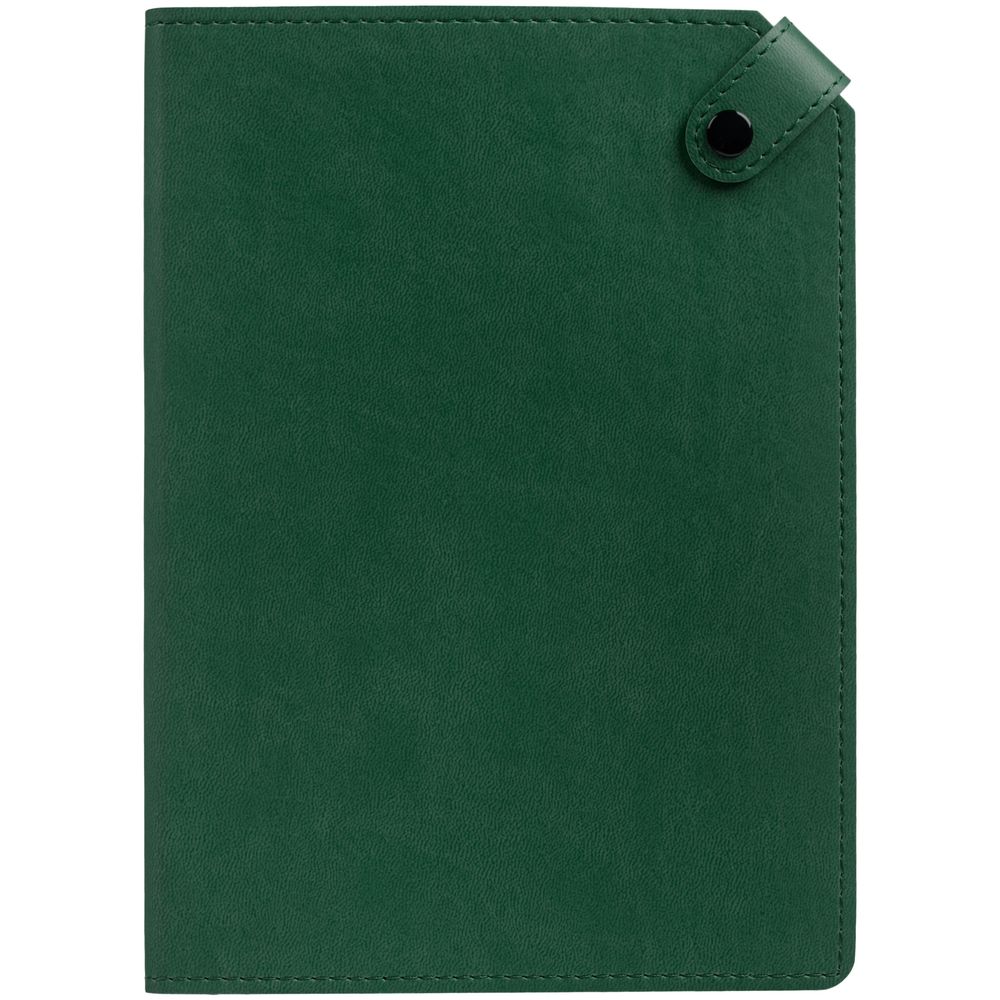 Ежедневник Angle, недатированный, зеленый на заказ с логотипом компании
