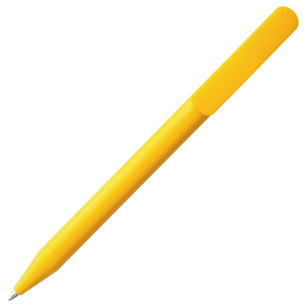 Ручка шариковая Prodir DS3 TPP, желтая заказать под нанесение логотипа