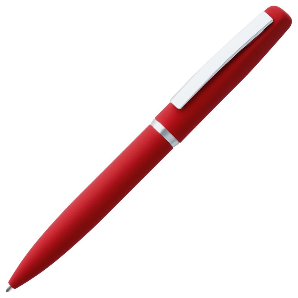 Ручка шариковая Bolt Soft Touch, красная заказать в Москве