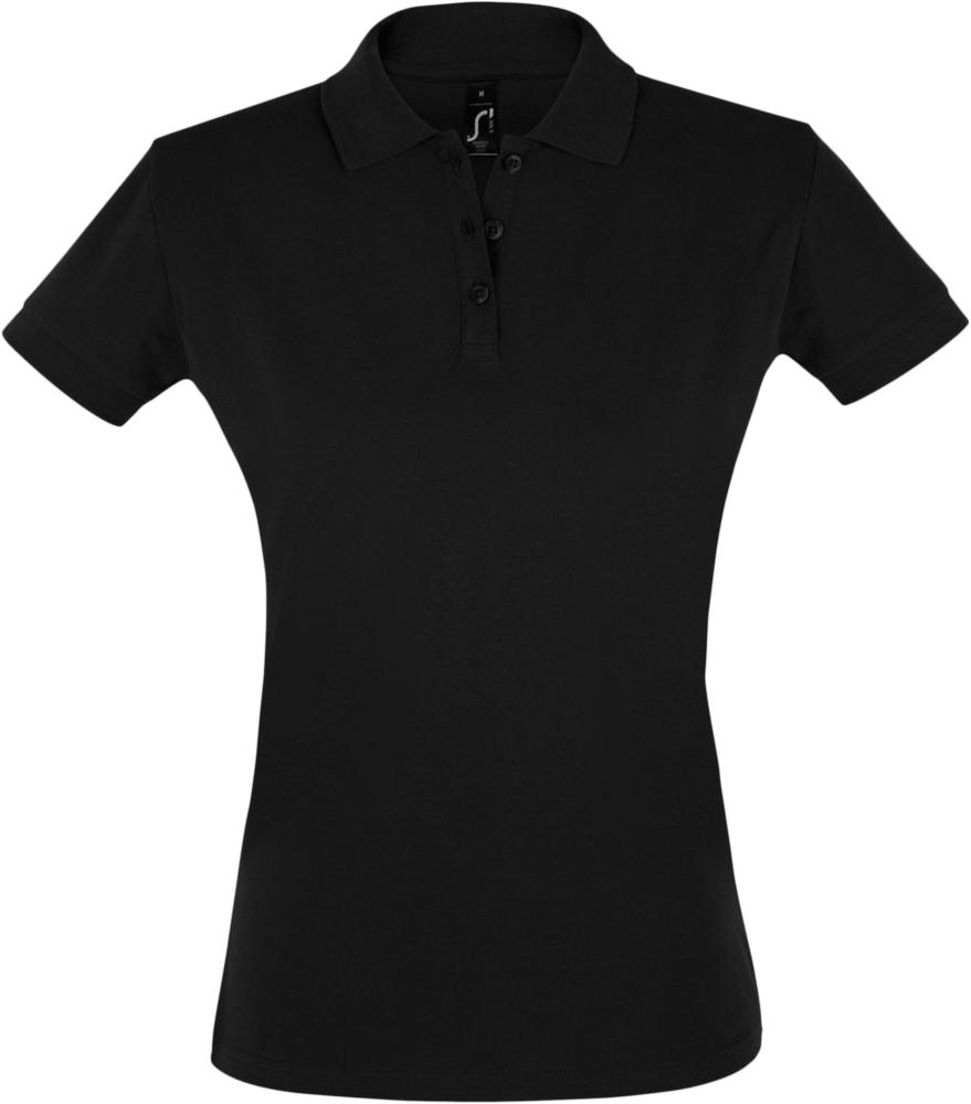 Рубашка поло женская Perfect Women 180 черная, размер S заказать в Москве