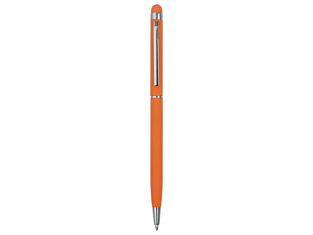 Ручка-стилус металлическая шариковая «Jucy Soft» soft-touch заказать под нанесение логотипа