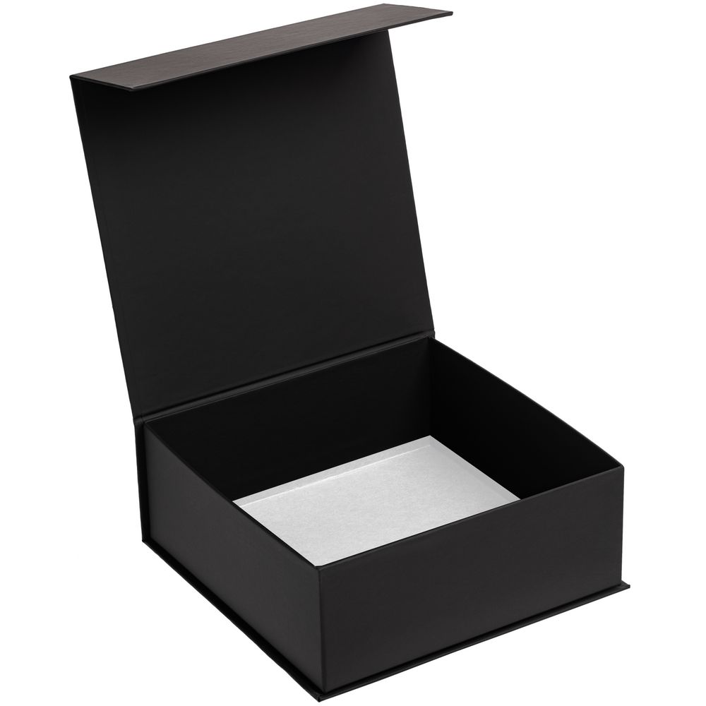 Коробка BrightSide, черная с нанесением логотипа в Москве