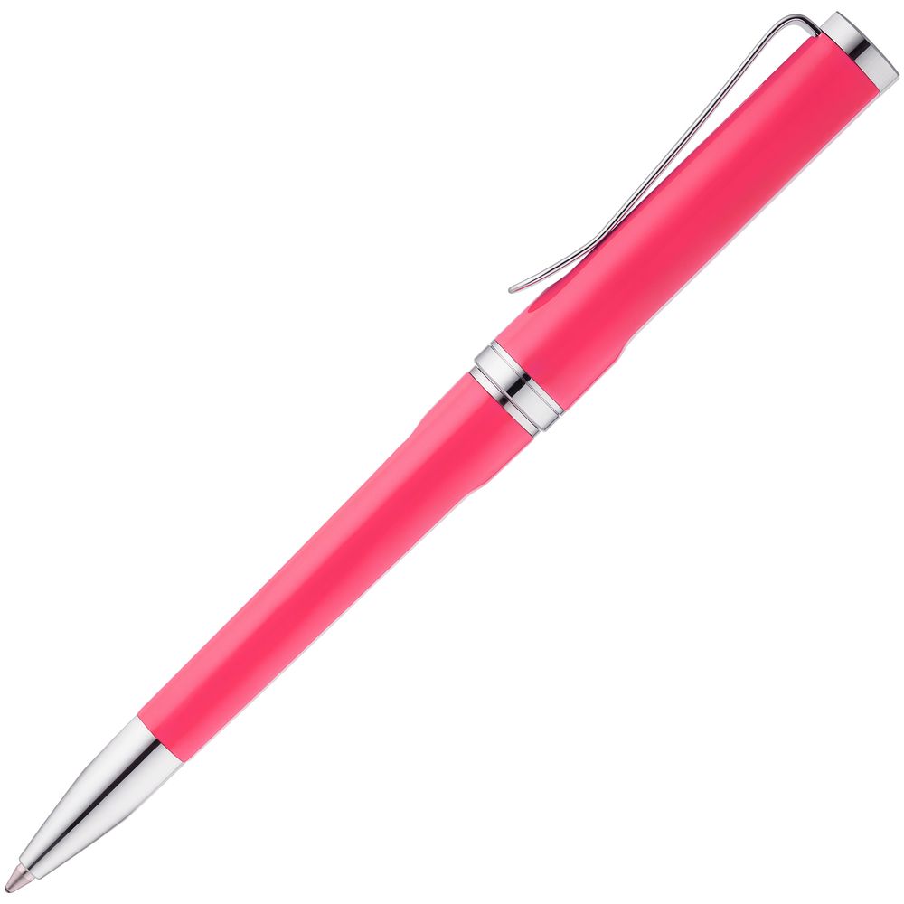 Ручка шариковая Phase, розовая на заказ с логотипом компании