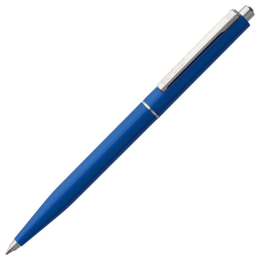 Ручка шариковая Senator Point ver.2, синяя оптом под нанесение