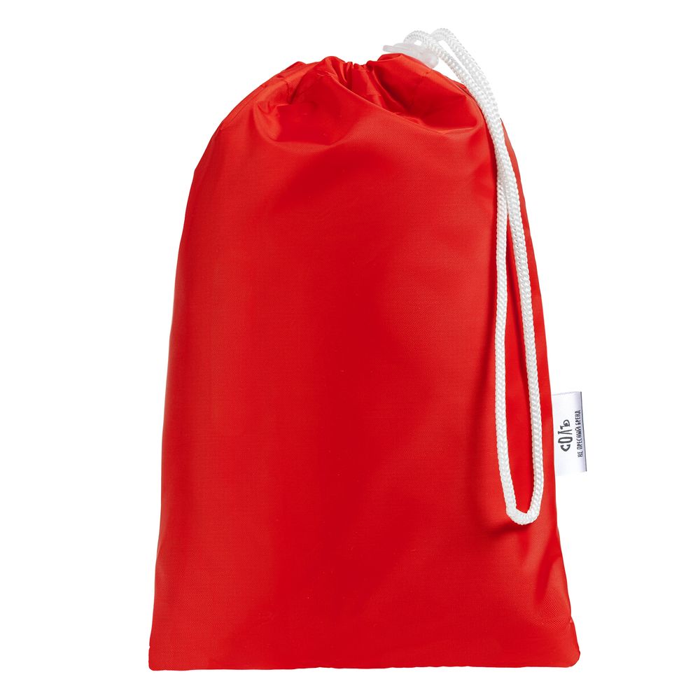 Дождевик «Мантия величия», красный, размер S на заказ с логотипом компании