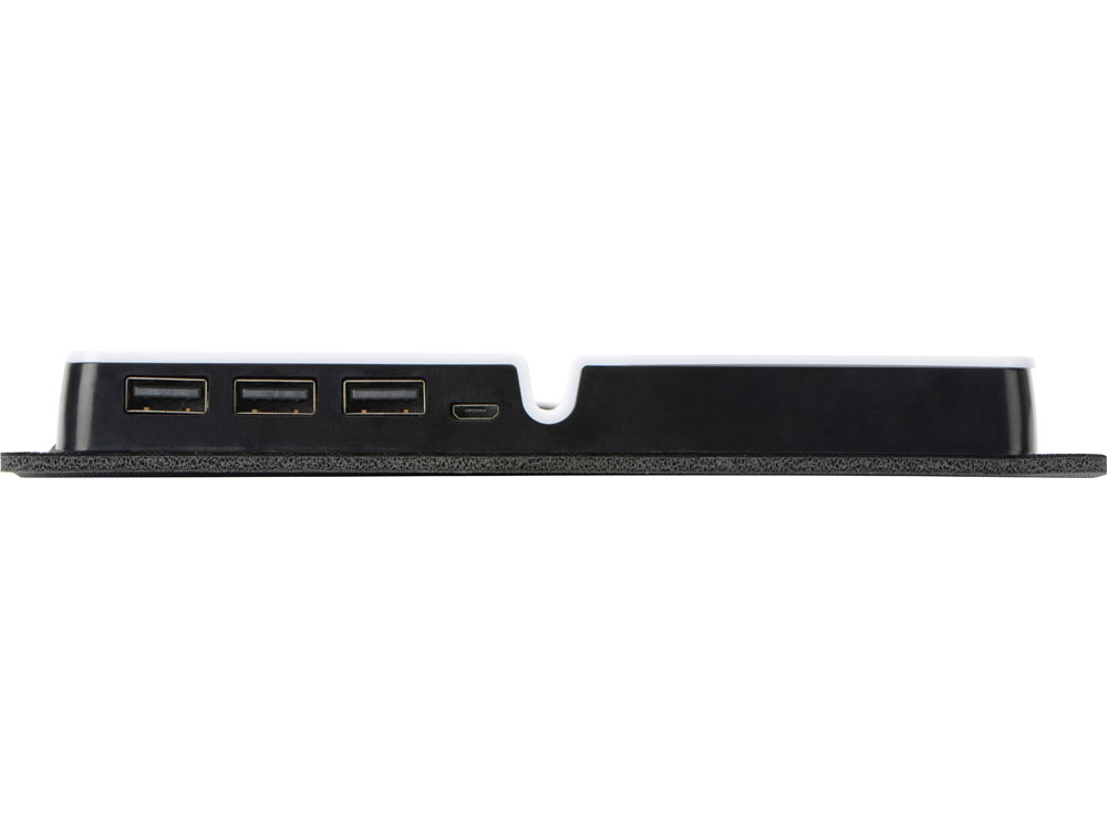 Коврик для мыши со встроенным USB-хабом «Plug» на заказ с логотипом компании