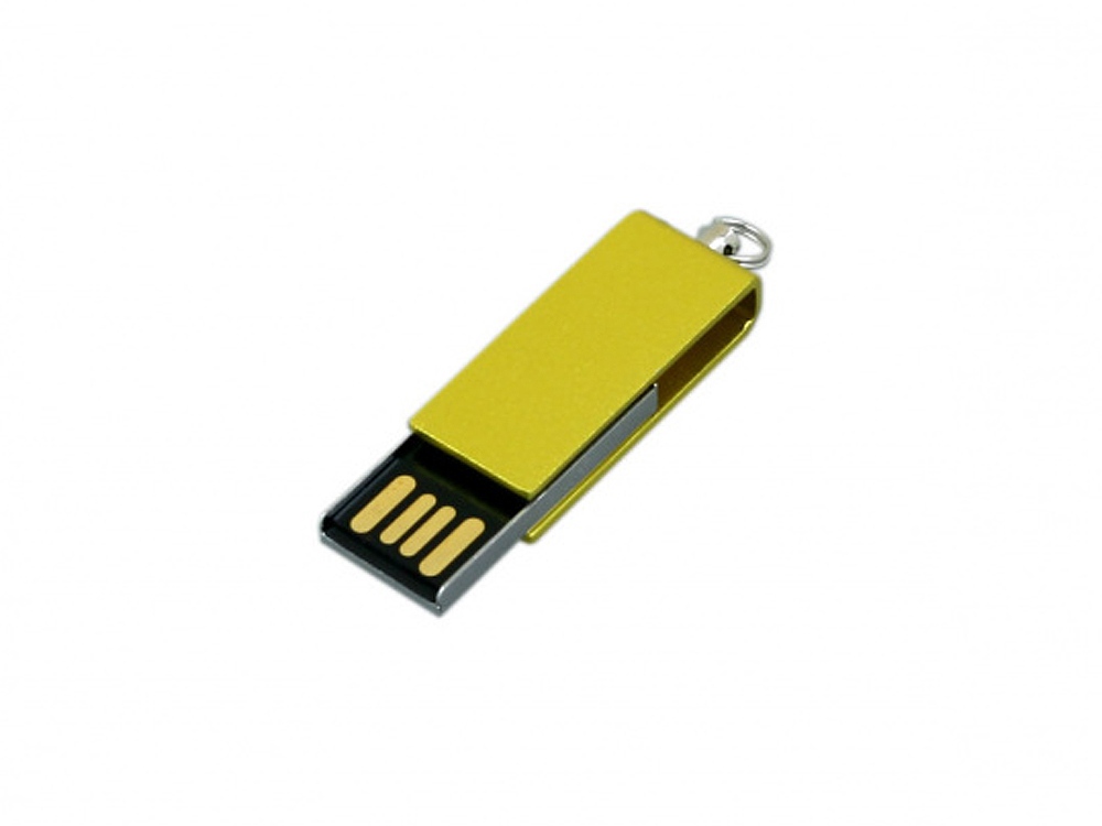 USB 2.0- флешка мини на 64 Гб с мини чипом в цветном корпусе с нанесением логотипа в Москве
