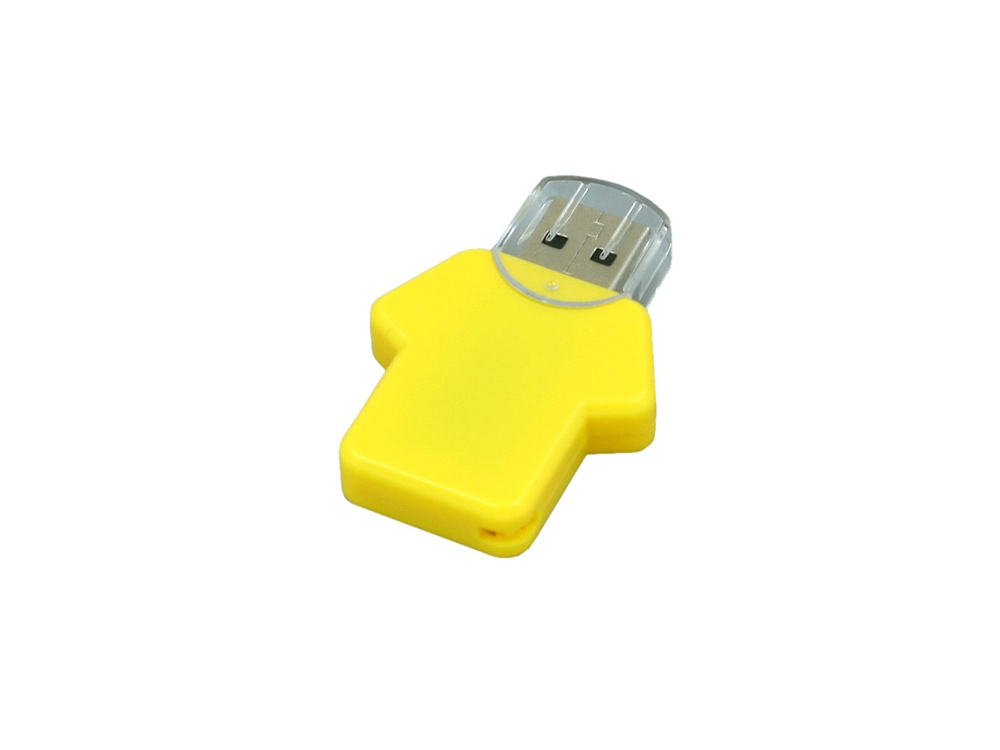 USB 2.0- флешка на 32 Гб в виде футболки на заказ с логотипом компании
