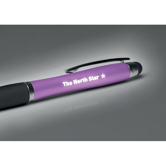 Шариковая ручка с подсветкой заказать под нанесение логотипа