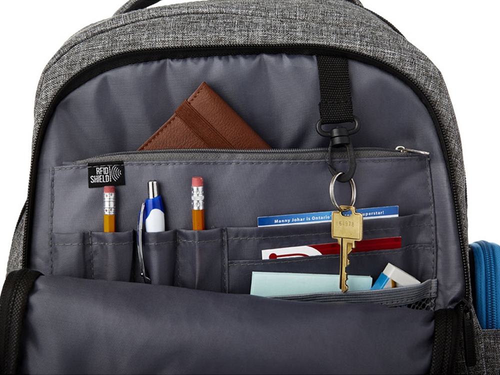 Рюкзак «Vault» для ноутбука 15,6" с защитой от RFID считывания заказать под нанесение логотипа