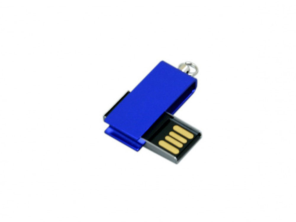 USB 2.0- флешка мини на 8 Гб с мини чипом в цветном корпусе с нанесением логотипа в Москве