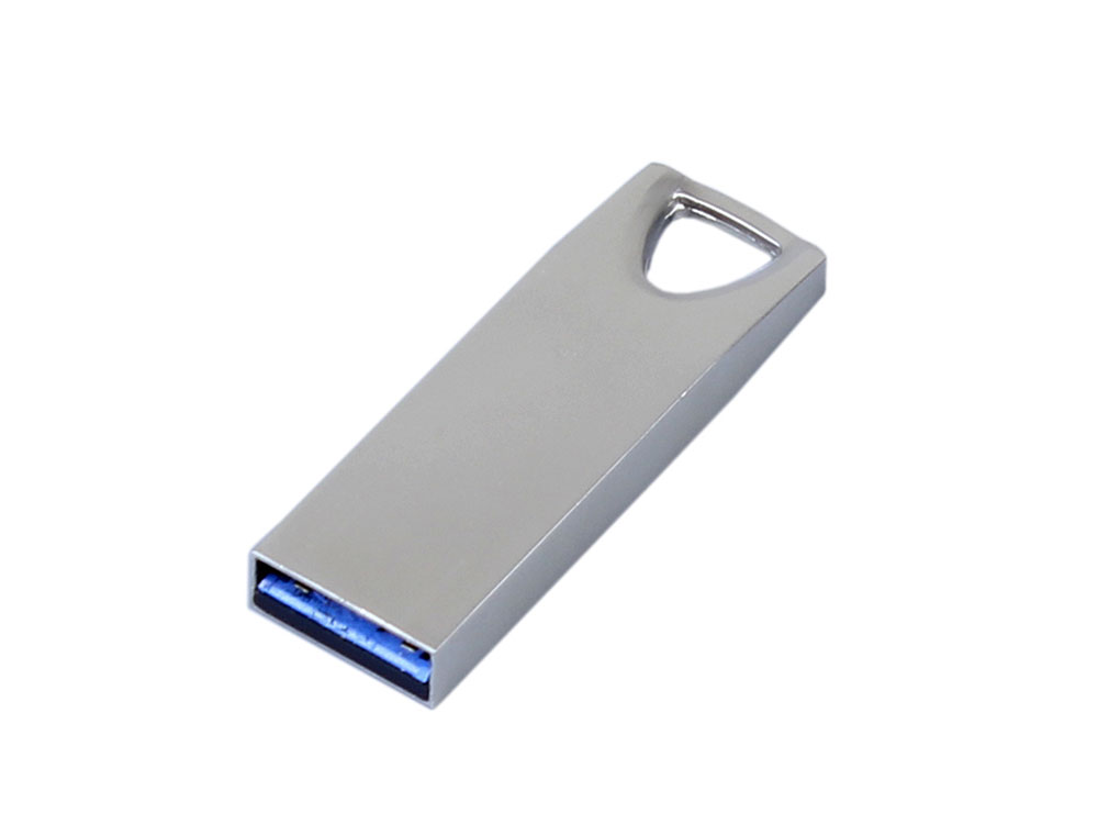 USB 2.0-флешка на 64 Гб с мини чипом и отверстием для цепочки заказать под нанесение логотипа