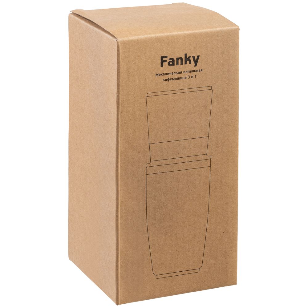 Капельная кофеварка Fanky 3 в 1, черная оптом под нанесение