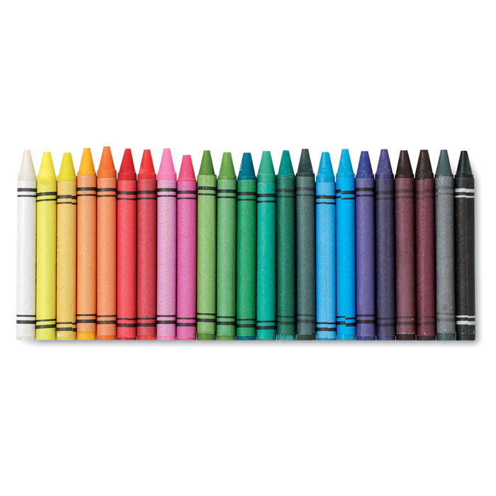 Набор восковых карандашей на заказ с логотипом компании