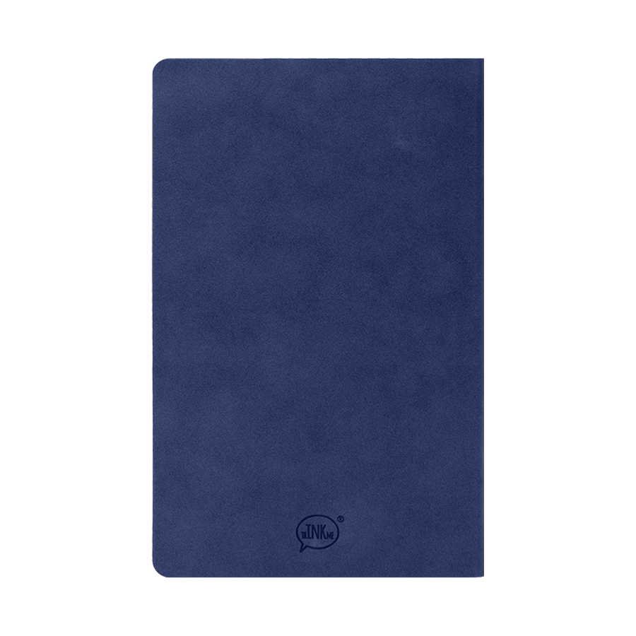 Бизнес-блокнот ALFI, A5, синий, мягкая обложка, в линейку оптом под нанесение
