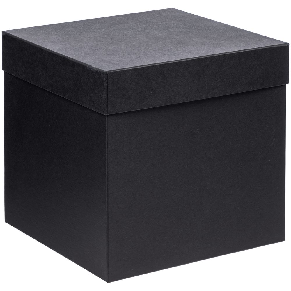 Коробка Cube, L, черная оптом под нанесение