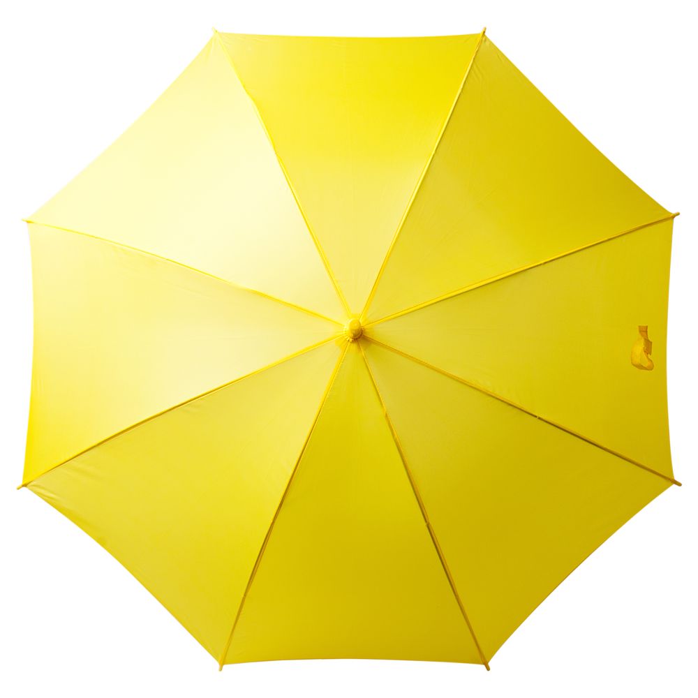 Зонт-трость Promo, желтый с нанесением логотипа в Москве