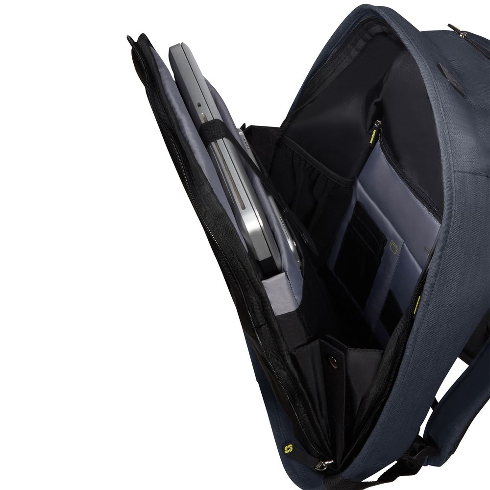 Рюкзак для ноутбука Securipak, темно-синий оптом под нанесение