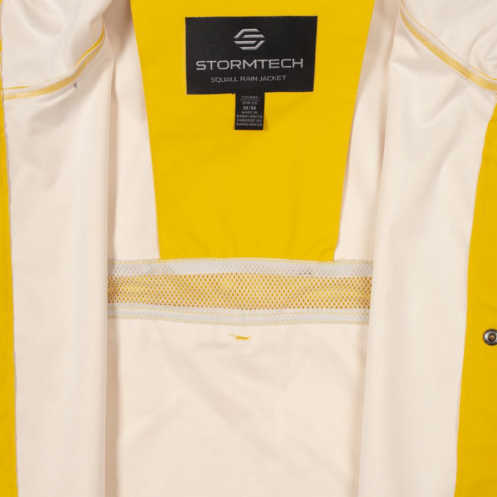 Дождевик женский Squall желтый, размер XS заказать под нанесение логотипа