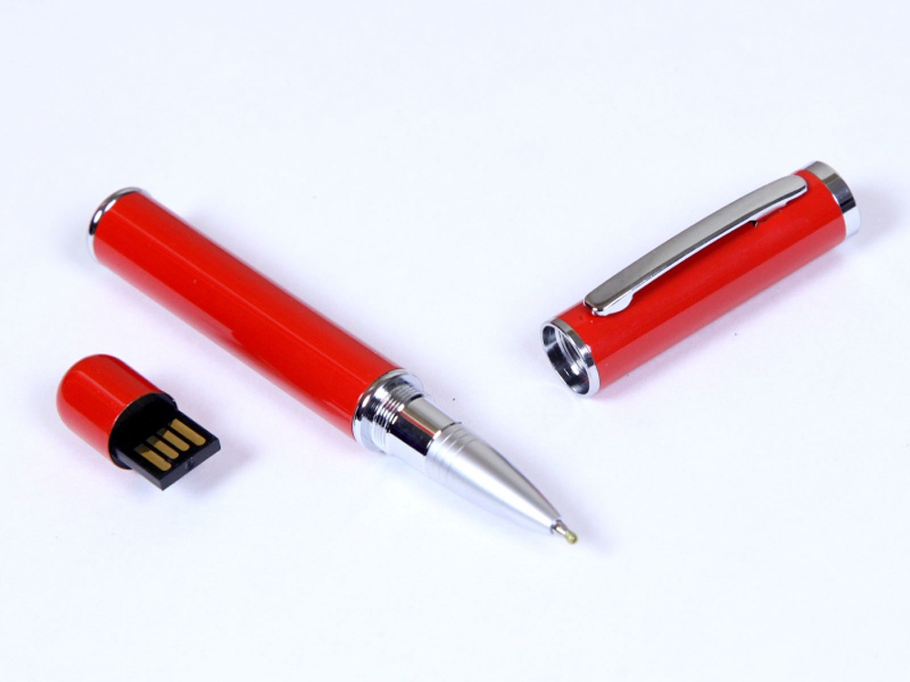 USB 2.0- флешка на 64 Гб в виде ручки с мини чипом оптом под нанесение