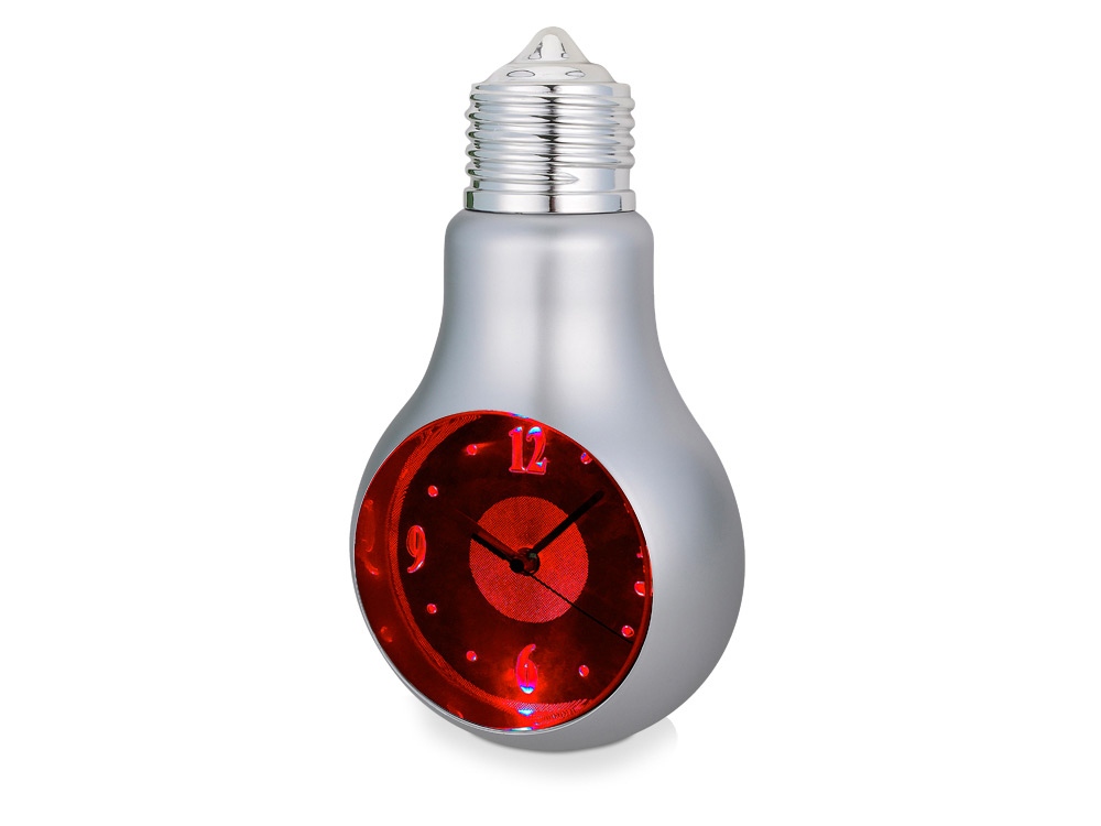 Часы "Лампа" заказать под нанесение логотипа