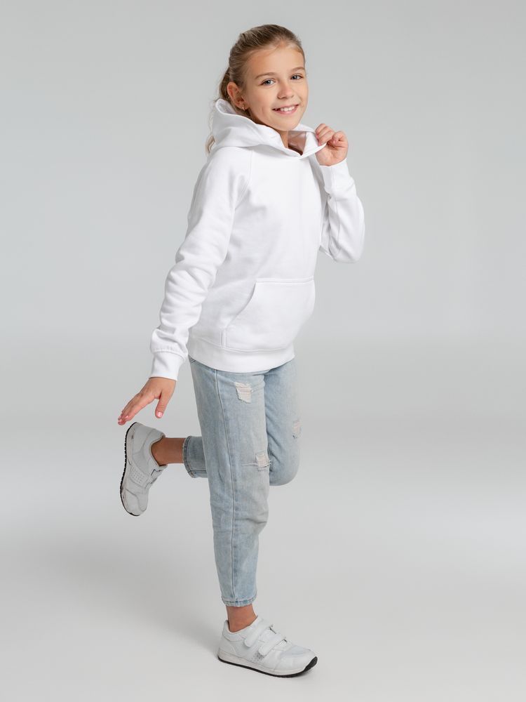 Толстовка детская Stellar Kids, белая, на рост 96-104 см (4 года) на заказ с логотипом компании