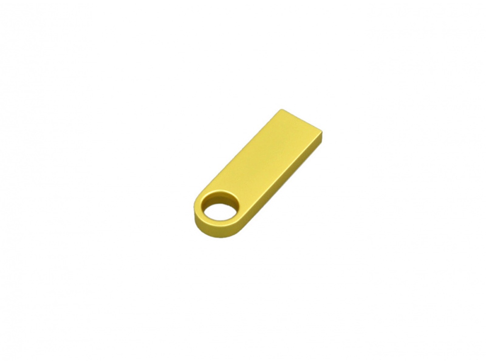 USB 2.0- флешка на 64 Гб с мини чипом, компактный дизайн с круглым отверстием на заказ с логотипом компании