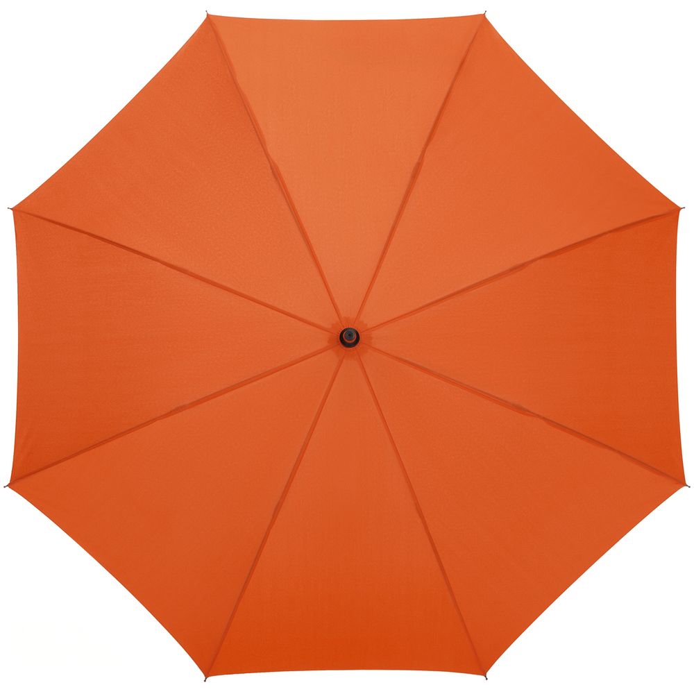Зонт-трость Magic с проявляющимся цветочным рисунком, оранжевый заказать в Москве