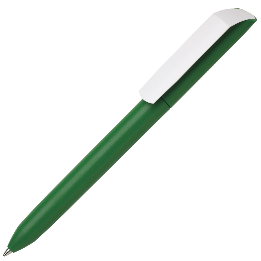 Ручка шариковая FLOW PURE с белым клипом заказать в Москве