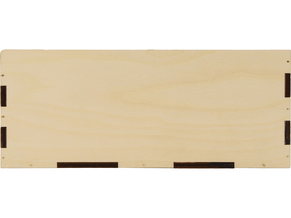 Деревянная подарочная коробка-пенал, L на заказ с логотипом компании