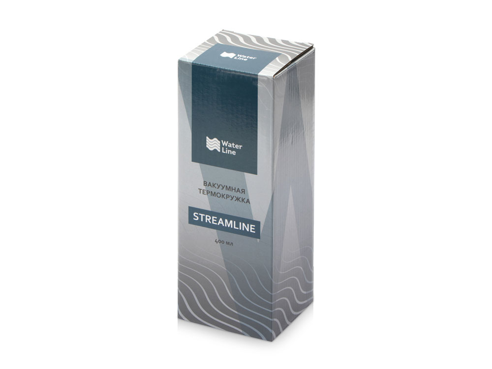 Вакуумная герметичная термокружка «Streamline» с покрытием soft-touch с нанесением логотипа в Москве