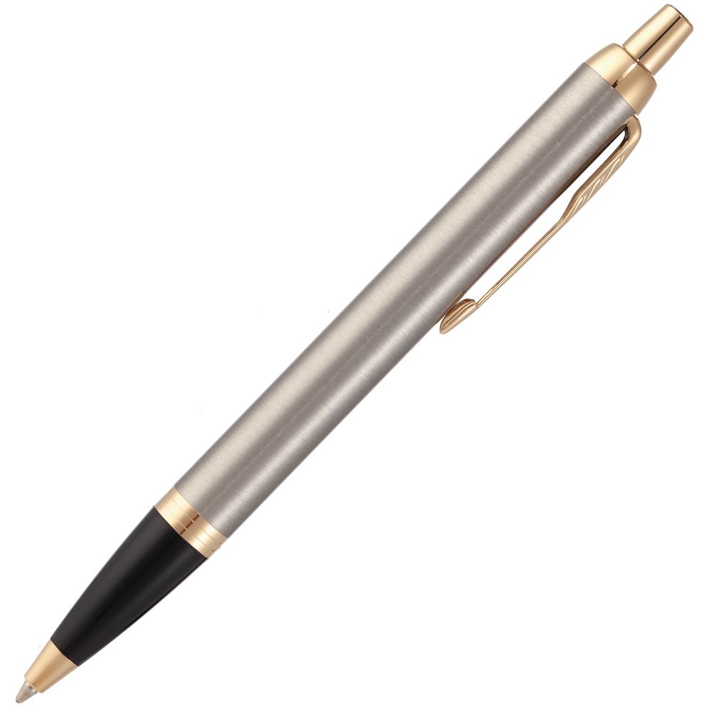 Ручка шариковая Parker IM Core K321 Brushed Metal GT M заказать под нанесение логотипа